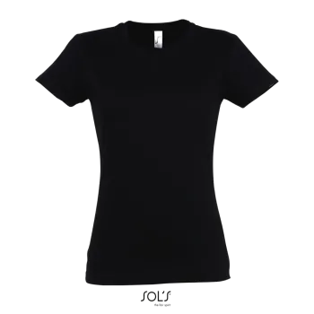 Φωτογραφία από μπροστά από Imperial Women 3XL - Γυναικείο T-shirt σε χρώμα Deep Black