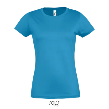 Φωτογραφία από μπροστά από Imperial Women 3XL - Γυναικείο T-shirt σε χρώμα Aqua