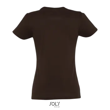 Φωτογραφία από πίσω από Imperial Women - Γυναικείο T-shirt σε χρώμα Chocolate