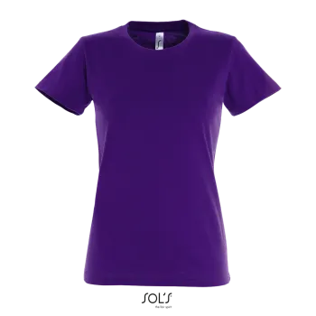 Φωτογραφία από μπροστά από Imperial Women - Γυναικείο T-shirt σε χρώμα Dark Purple
