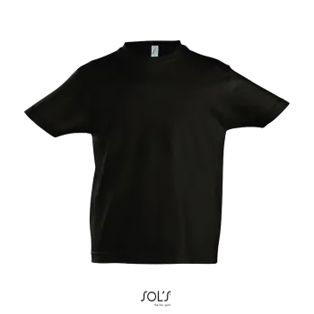 Φωτογραφία από μπροστά από Imperial Kids - Παιδικό T-shirt σε χρώμα Deep Black