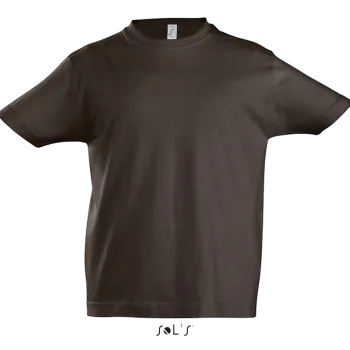 Φωτογραφία από μπροστά από Imperial Kids - Παιδικό T-shirt σε χρώμα Chocolate
