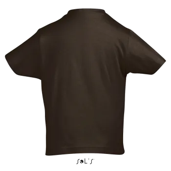 Φωτογραφία από πίσω από Imperial Kids - Παιδικό T-shirt σε χρώμα Chocolate