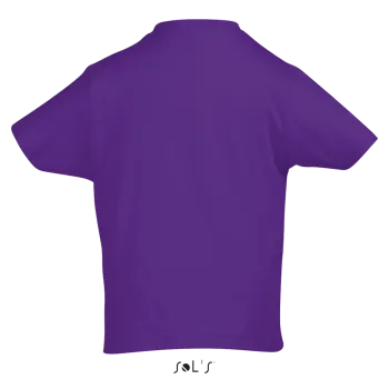 Φωτογραφία από πίσω από Imperial Kids - Παιδικό T-shirt σε χρώμα Dark Purple