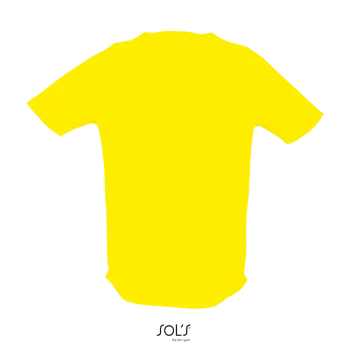 Φωτογραφία από πίσω από Sporty 3XL - Ανδρικό αθλητικό T-shirt σε χρώμα Lemon