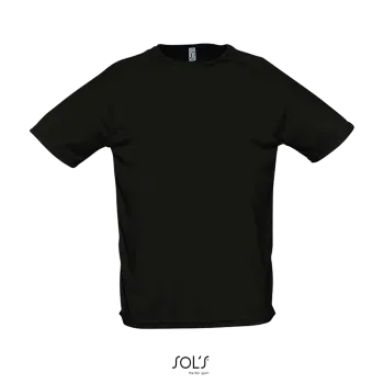 Φωτογραφία από μπροστά από Sporty 3XL - Ανδρικό αθλητικό T-shirt σε χρώμα Black