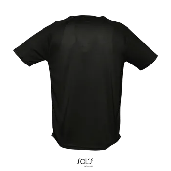 Φωτογραφία από πίσω από Sporty 3XL - Ανδρικό αθλητικό T-shirt σε χρώμα Black