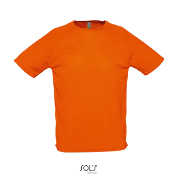 Φωτογραφία από μπροστά από Sporty 3XL - Ανδρικό αθλητικό T-shirt σε χρώμα Orange