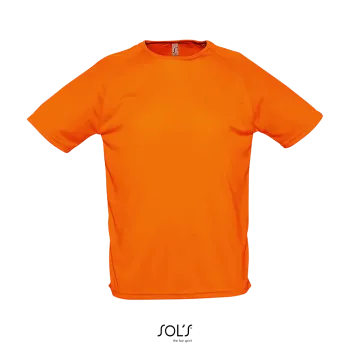 Φωτογραφία από μπροστά από Sporty 3XL - Ανδρικό αθλητικό T-shirt σε χρώμα Neon Orange