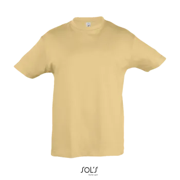 Φωτογραφία από μπροστά από Regent Kids - Παιδικό T-shirt σε χρώμα Sand