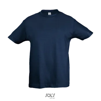 Φωτογραφία από μπροστά από Regent Kids - Παιδικό T-shirt σε χρώμα Denim