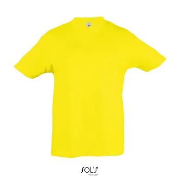 Φωτογραφία από μπροστά από Regent Kids - Παιδικό T-shirt σε χρώμα Lemon
