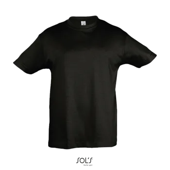 Φωτογραφία από μπροστά από Regent Kids - Παιδικό T-shirt σε χρώμα Deep Black