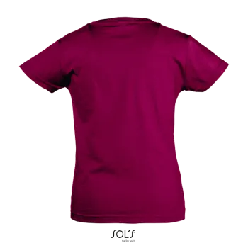 Φωτογραφία από πίσω από Cherry - Κοριτσίστικο T-shirt σε χρώμα Fuchsia