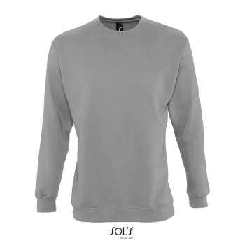 Φωτογραφία από μπροστά από New Supreme 4-5XL - Unisex φούτερ σε χρώμα Grey Melange