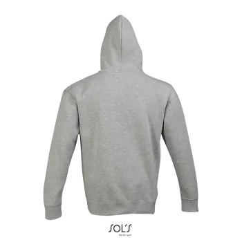 Φωτογραφία από πίσω από Slam - Unisex φούτερ με κουκούλα σε χρώμα Grey Melange