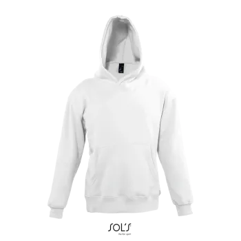 Φωτογραφία από μπροστά από Slam Kids Λευκό - Παιδικό φούτερ με κουκούλα σε χρώμα White