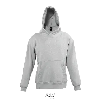 Φωτογραφία από μπροστά από Slam Kids - Παιδικό φούτερ με κουκούλα σε χρώμα Grey Melange