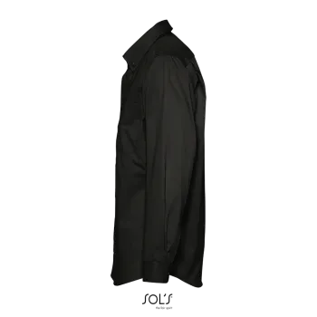 Φωτογραφία προφίλ από Bel-air - Ανδρικό μακρυμάνικο twill πουκάμισο σε χρώμα Black