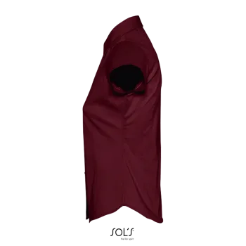 Φωτογραφία προφίλ από Excess - Γυναικείο κοντομάνικο πουκάμισο σε χρώμα Medium Burgundy