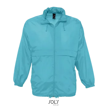 Φωτογραφία από μπροστά από Surf - Unisex αντιανεμικό σε χρώμα Atoll Blue