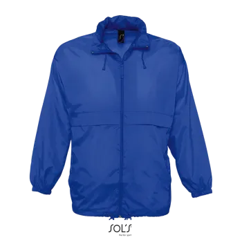 Φωτογραφία από μπροστά από Surf - Unisex αντιανεμικό σε χρώμα Royal Blue