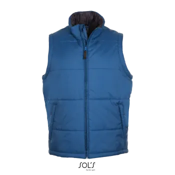 Φωτογραφία από μπροστά από Warm - Unisex γιλέκο σε χρώμα Slate Blue