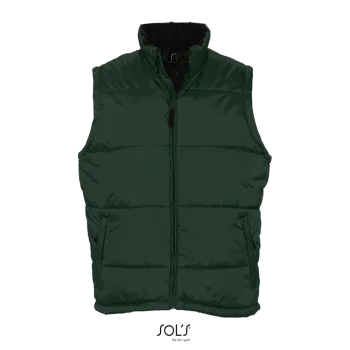 Φωτογραφία από μπροστά από Warm 3-5XL - Unisex γιλέκο σε χρώμα Forest Green