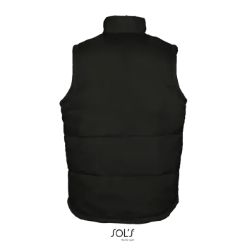 Φωτογραφία από πίσω από Warm 3-5XL - Unisex γιλέκο σε χρώμα Black