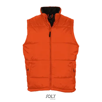 Φωτογραφία από μπροστά από Warm 3-5XL - Unisex γιλέκο σε χρώμα Orange