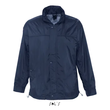 Φωτογραφία από μπροστά από Mistral - Ανδρικό αντιανεμικό με επένδυση ζέρσεϊ σε χρώμα Navy