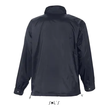 Φωτογραφία από πίσω από Mistral - Ανδρικό αντιανεμικό με επένδυση ζέρσεϊ σε χρώμα Navy