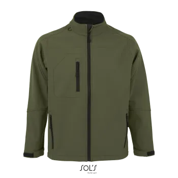 Φωτογραφία από μπροστά από Relax 4XL - Ανδρικό softshell σε χρώμα Army