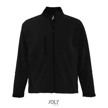 Φωτογραφία από μπροστά από Relax 4XL - Ανδρικό softshell σε χρώμα Black