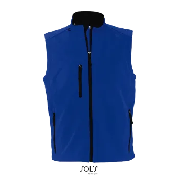 Φωτογραφία από μπροστά από Rallye Men 3XL - Ανδρικό softshell γιλέκο σε χρώμα Royal Blue