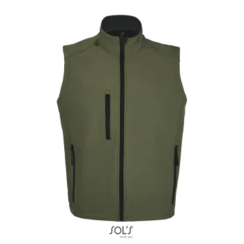 Φωτογραφία από μπροστά από Rallye Men 3XL - Ανδρικό softshell γιλέκο σε χρώμα Army