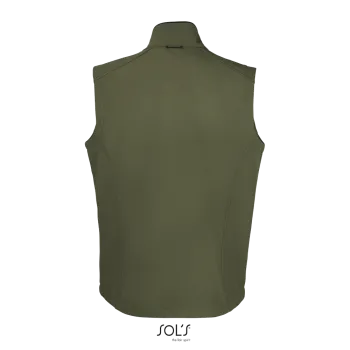 Φωτογραφία από πίσω από Rallye Men 3XL - Ανδρικό softshell γιλέκο σε χρώμα Army
