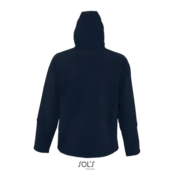 Φωτογραφία από πίσω από Replay Men 3XL - Ανδρικό softshell με κουκούλα σε χρώμα French Navy