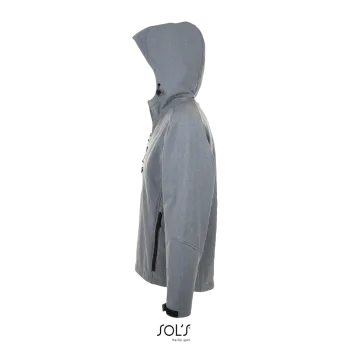 Φωτογραφία προφίλ από Replay Men 3XL - Ανδρικό softshell με κουκούλα σε χρώμα Grey Melange