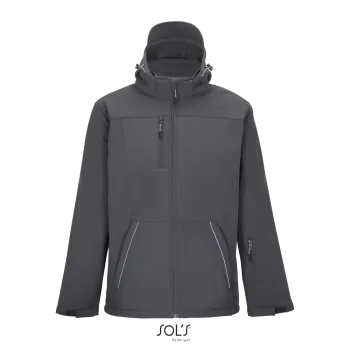 Φωτογραφία από μπροστά από Rock Men 3XL - Ανδρικό μπουφάν softshell σε χρώμα Charcoal Grey