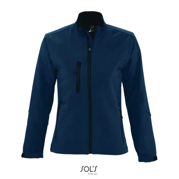 Φωτογραφία από μπροστά από Roxy - Γυναικείο μπουφάν softshell σε χρώμα Abyss Blue