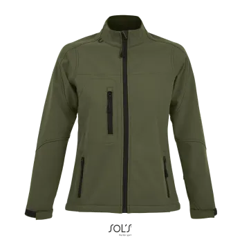 Φωτογραφία από μπροστά από Roxy - Γυναικείο μπουφάν softshell σε χρώμα Army