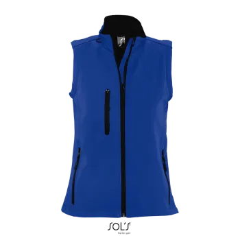 Φωτογραφία από μπροστά από Rallye Women - Γυναικείο softshell γιλέκο σε χρώμα Royal Blue