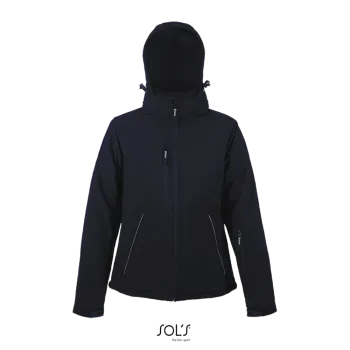 Φωτογραφία από μπροστά από Rock Women - Γυναικείο μπουφάν softshell σε χρώμα French Navy