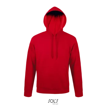 Φωτογραφία από μπροστά από Snake 4XL - Unisex φούτερ με κουκούλα σε χρώμα Red