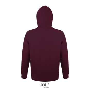 Φωτογραφία από πίσω από Snake 3XL - Unisex φούτερ με κουκούλα σε χρώμα Burgundy