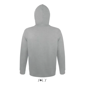 Φωτογραφία από πίσω από Snake 4XL - Unisex φούτερ με κουκούλα σε χρώμα Grey Melange