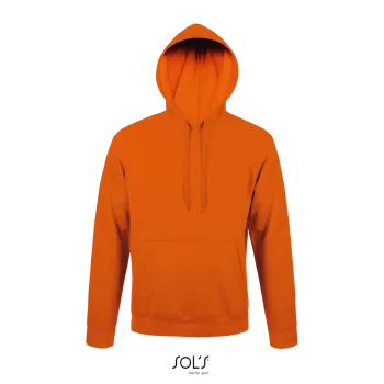 Φωτογραφία από μπροστά από Snake 3XL - Unisex φούτερ με κουκούλα σε χρώμα Orange