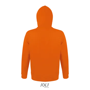 Φωτογραφία από πίσω από Snake 3XL - Unisex φούτερ με κουκούλα σε χρώμα Orange