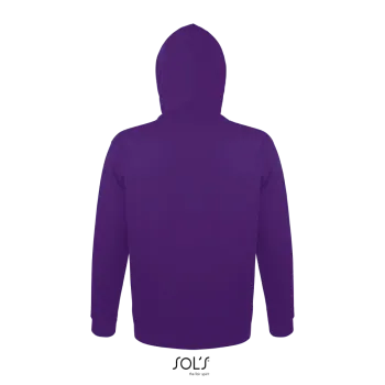 Φωτογραφία από πίσω από Snake 3XL - Unisex φούτερ με κουκούλα σε χρώμα Dark Purple